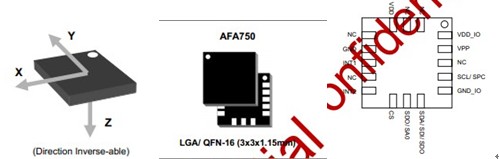 ����ͨ���AFA750 16bit G sensor ������