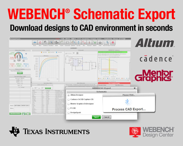 TI�Ƴ������ھ�����WEBENCH Schematic Export,���Դ��LED�����OӋ������CADƽ�_