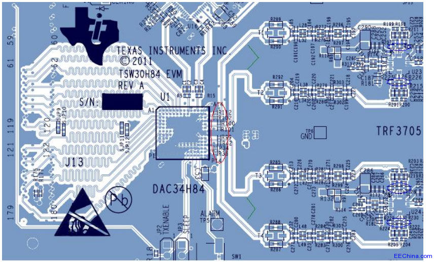 DAC34H84 HD2 ���܃�(y��u)���c PCB ���ֽ��h