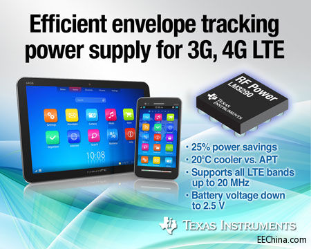 TI �Ƴ����� 3G �� 4G LTE �����֙C�İ��j��ۙ DC/DC �D�Q��