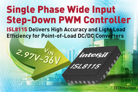 Intersil�Ƴ�������ݔ��늉�����PWM���������ṩ���˲�B(t��i)���ܺ;�������