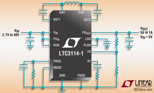 ���������Ƴ�ͬ�������ģʽ����-�������D�Q�� LTC3114-1