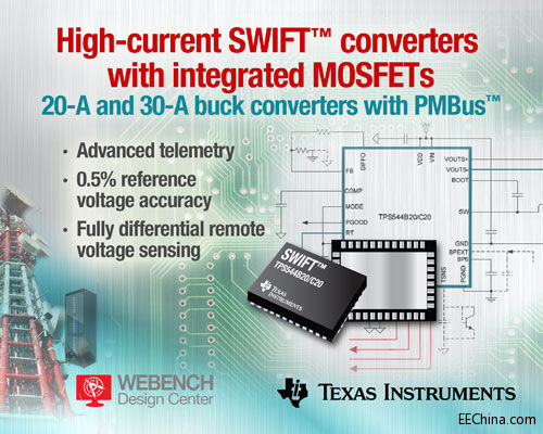 TI�Ƴ��I������֧�ּ�����MOSFET�Ĵ����PMBus�D�Q��