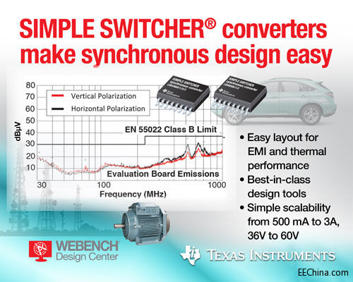 TI�Ƴ�ͬ�� SIMPLE SWITCHER DC/DC ���������ɺ���������VIN �Դ�OӋ