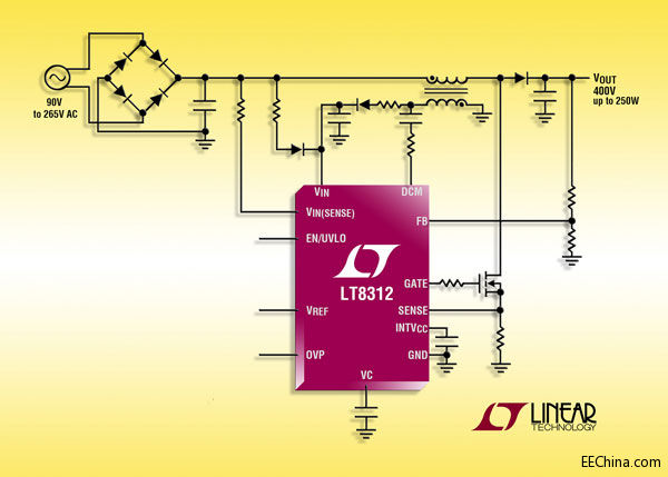 ���������Ƴ������͹�����У�� (PFC) ������ LT8312