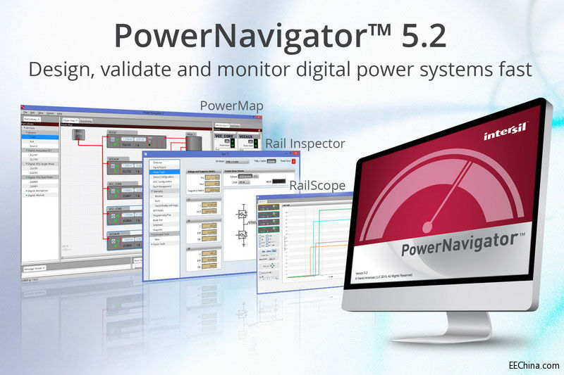 Intersil�Ƴ��°�PowerNavigator GUI���ӿ씵���Դϵ�y�OӋ����C���O�y
