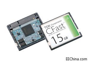 TDK�Ƴ�֧�ִ���ATA 6Gbps�ĸ߿ɿ���CFast��CAS1Bϵ��