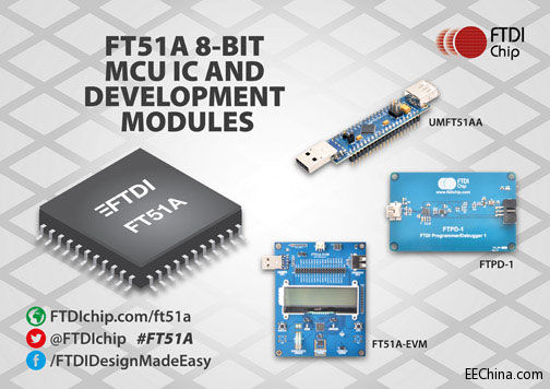 FTDI �l(f��)�� 8 λ FT51A ��Ƭ�C(j��)�a(ch��n)�I(y��)�