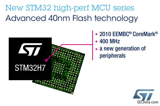 ST�Ƴ���ϵ��Cortex-M7 STM32 MCU�������W�O���ṩ���M̎�����ܺͰ�ȫ��