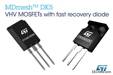 ST�Ƴ��¿��MDmesh MOSFET�����ÿ��ٻ֏Ͷ��O������������Ч�D�Q���Ĺ����ܶ�