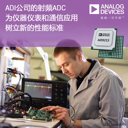 ADI�Ƴ�12λ10.25-GSPS���lADC����x���x����ͨ�ő��Ø����µ����ܘ˜�