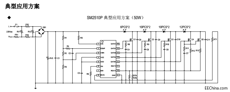 㹦LED(q)(dng)оƬSM2510PPFTHDͶQCL