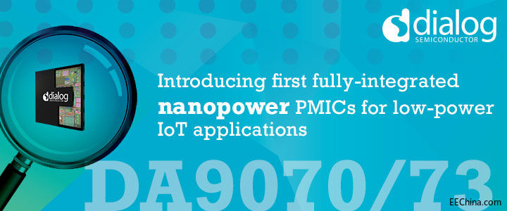 Dialog�Ƴ��ׂ�ᘌ��͹���IoT���õ���ȫ���ɵļ{�����o�B���PMICϵ��