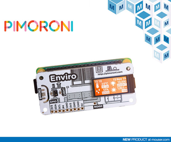 �Q(m��o)���_�����ژ�ݮ�ɵ�Pimoroni PIM486 Enviro�����F(xi��n)�҃�(n��i)���Д�(sh��)��(j��)���h���L��