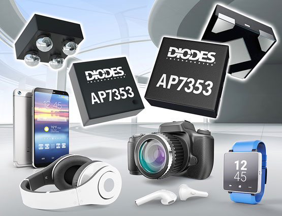 Diodes ��˾�Ƴ��͉��(w��n)�������ṩС�ߴ�ĸ� PSRR���m�����������ͮa(ch��n)Ʒ��(y��ng)��