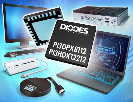 Diodes ˾Ŀ{(dio)ʽ ReDrivers ڸ DisplayPort 2.0  HDMI 2.1 ӿָ֧ߵ̖(ho)