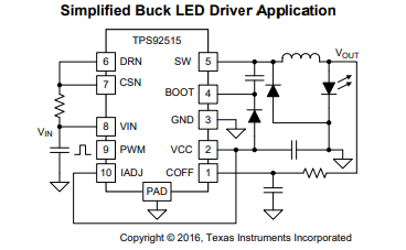 TPS92515HVQDGQRQ1 LED���� IC Ԕ������ ��܇����