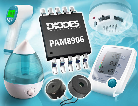Diodes ��˾�Ƴ����Լ�ʽ����Q����(Piezo Sounder)���������L�\�Еr�g����������늳؉������g�S�ָ� SPL ݔ��