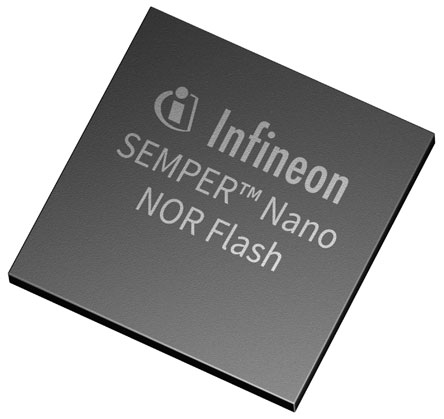 Ӣ�w���Ƴ� 256 Mbit SEMPER Nano NOR Flash �W��a(ch��n)Ʒ����������С�ɹ�(ji��)�ܵĹ��I(y��)�����M��Ӯa(ch��n)Ʒ