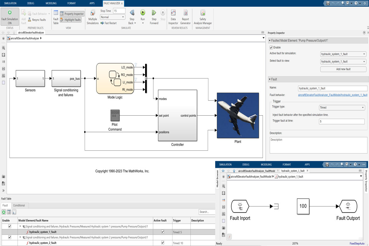 MathWorks  MATLAB  Simulink lа 2023b Ƴ Simulink Fault Analyzer  Polyspace Test