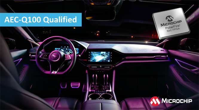 Microchip PolarFire SoC FPGAͨ^AEC-Q100܇JC