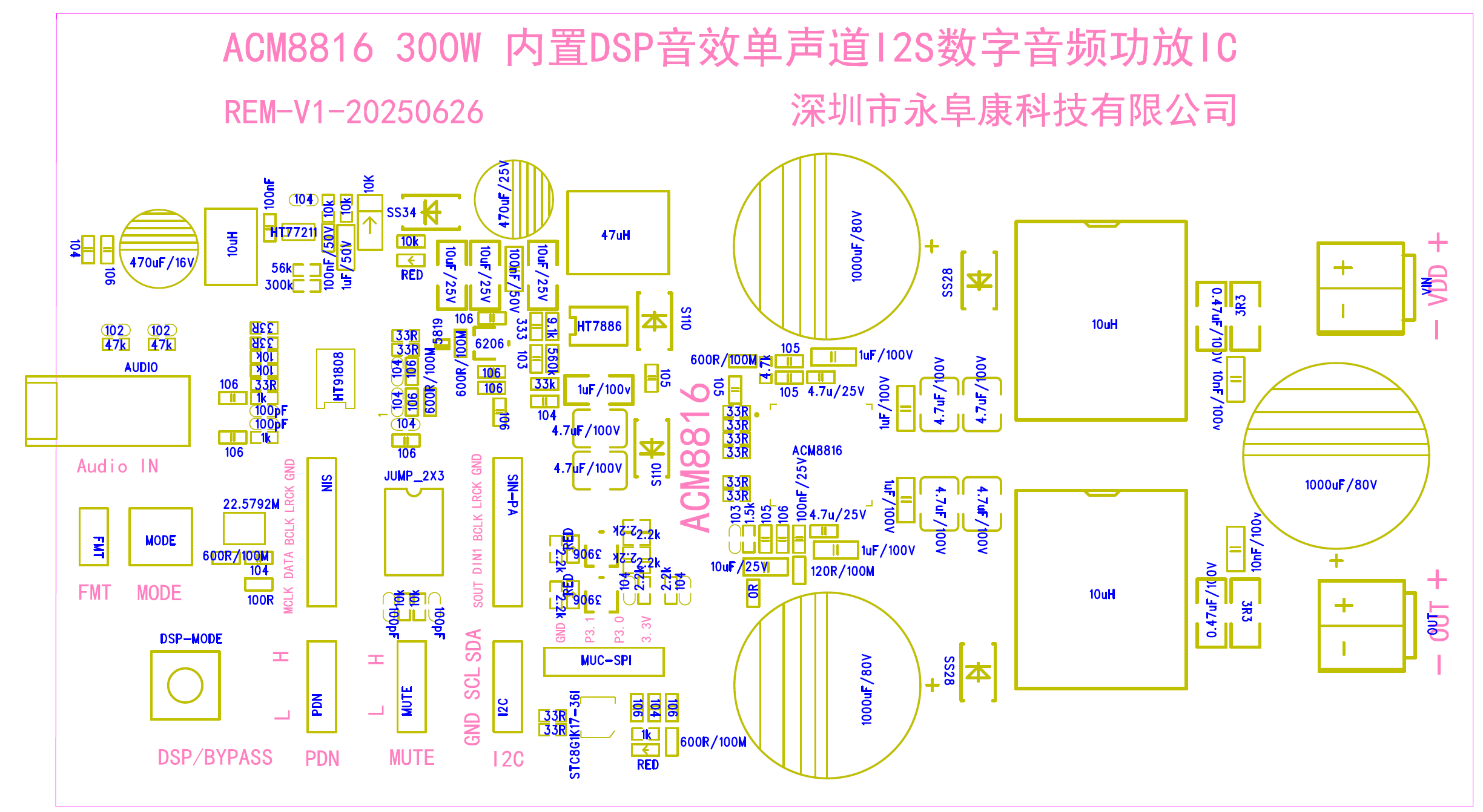 ACM8816  300WʆֹIC׿lʷŴ