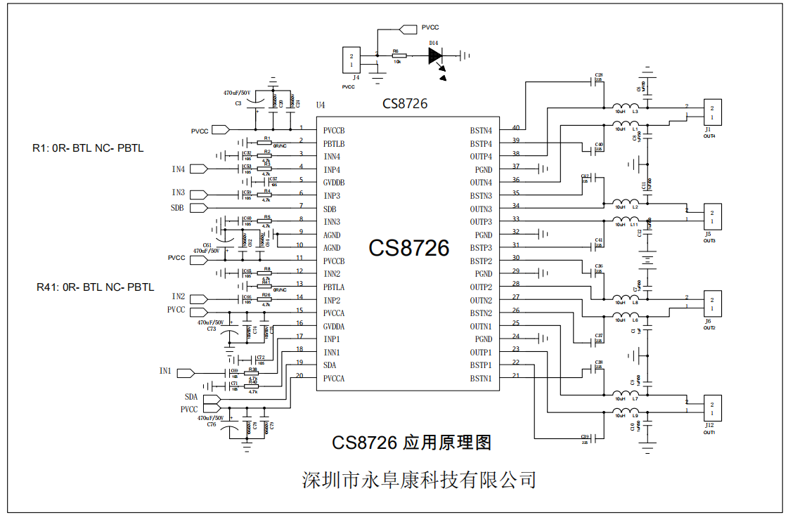 CS8726  4X70WͨDlICQ