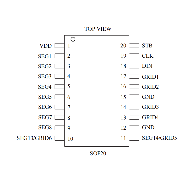86ɔ_a·оƬLEDIC-VK1620 SOP20ԭSg֧