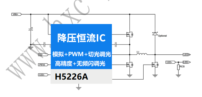 H5226ADC-DCLEDоƬ 60V48V36V30V24V12V6V9V-25A ģMPWMй{оƬ