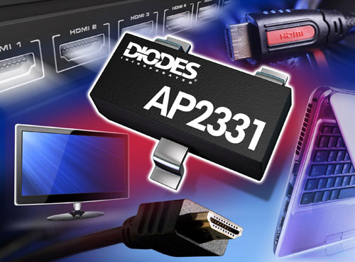 ����HDMI�˿ڱ��o���ܵ�ؓ�d�_�PAP2331��Diodes��