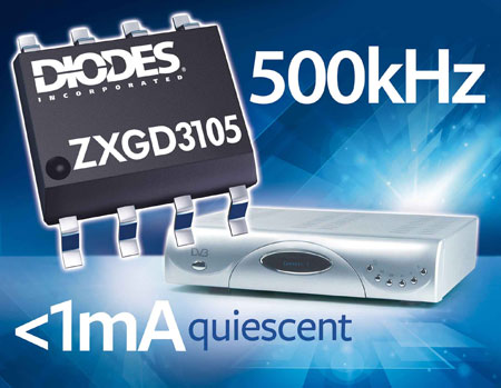 ���ڷ���ʽ�Դ�ĸ�Чͬ��MOSFET������ZXGD3105N8��Diodes��