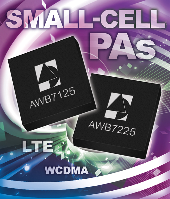 ANADIGICS�Ƴ�AWB7125��AWB7225�ɿ�С�ͷ�C���ʷŴ���