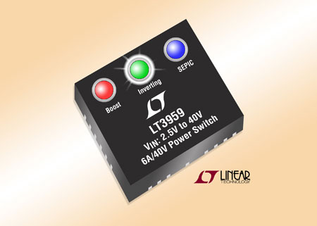 �ɮa����/ؓ����늉����ܽ��ܵ� VIN �� 5A DC/DC �D�Q��LT3959 ���������أ�