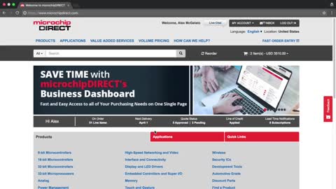 microchipDIRECT�������T�̡̳���������Ӻ͹����̄��~���ĳɆTҕ�l